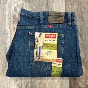 Wrangler Regular Fit Premium‎ Denim 44x32 NWT